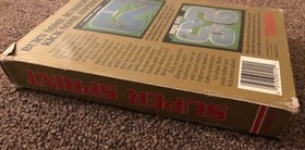 NES Super Sprint Game Box Tested Working Cart Authentic