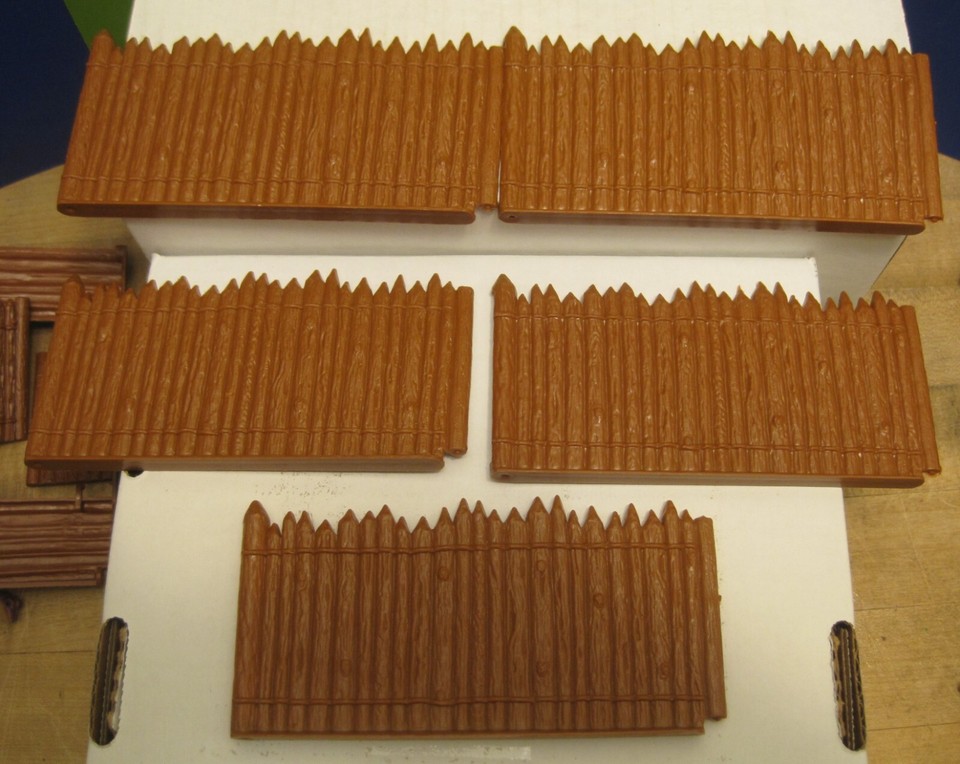 MARX RECAST JUNGLE WILDERNESS FORT BOONESBORO PLAYSET FOR PLASTIC TOY