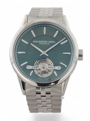 Raymond Weil Freelancer Skeleton Automatik 42mm Stahl grün - 2780 - Ex-Display