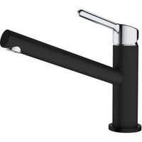 Franke Messing Hochdruck Armatur, Wasserhahn Orbit Festauslauf Black Matt Obenbe