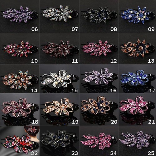 Headwear Duckbill Clip Rhinestone Hairpin Hair Claws Hairgrip Women Hair Clips - Picture 4 of 37