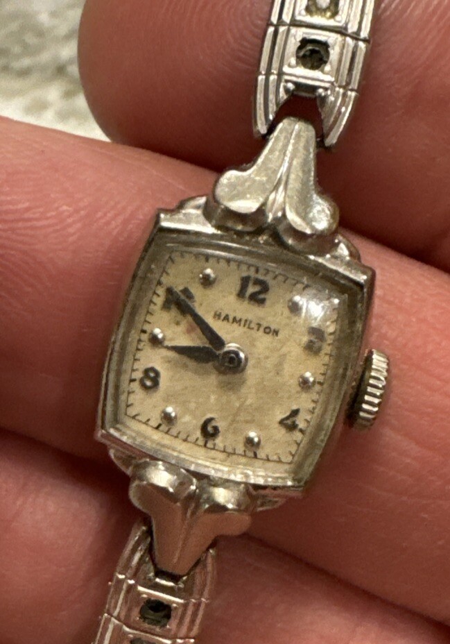 Vintage 10k Gold Filled Ladies Hamilton Watch In Need Of Vintage 10k Gold Filled Ladies Hamilton Watch In Need Of