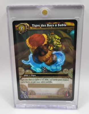 Sandbox Tiger GLADIATORS LOOT 1/3 Unscratched WOW TCG French Card