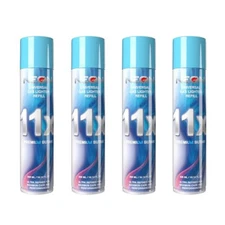 4 Can Neon 11X Refined Butane Lighter Gas Fuel Refill 300 mL 10.14 oZ