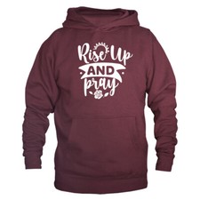 Rise Up  Pray Christian Religious God Bible Church Jesus Christ Hoodie