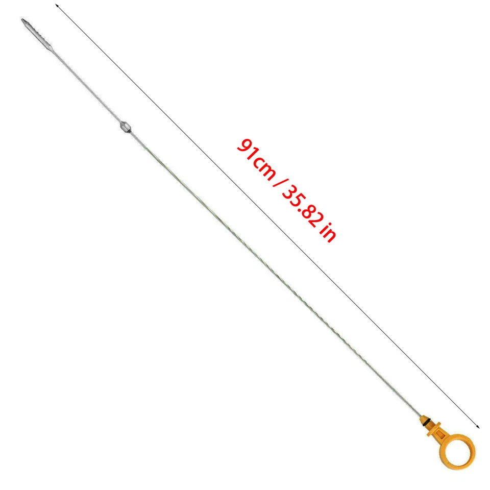 Varilla de medición de nivel de aceite del motor 35,8" para 01-07 GMC Sierra 2500 HD 3500 6,6 L Duramax Foto 4 de 4