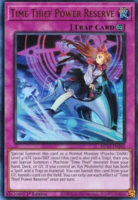 Yu-Gi-Oh! Time Thief Power Reserve 1st Ed. MP23-EN282 Ultra Rare NM/LP x1