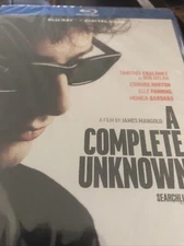 A Complete Unknown Bluray. No Digital. No Slipcover.