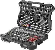 314-Piece Mechanics Tool Set and Socket Set, Professional Metric Set