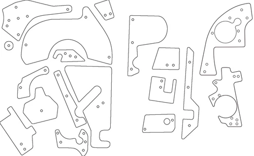 CLEAR Plastics for Williams - Medieval Madness Pinball Machine