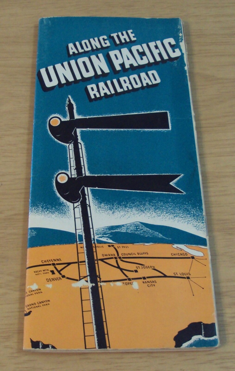 鉄道　パンフレット　英語 VTG 1936 U.S.A. TRAIN Booklet/Brochure~