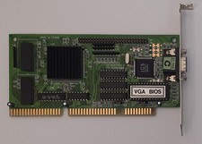 Machspeed VGA GUI 1600 ISA Grafikkarte (Tseng ET4000/W32, 1MB, retro, 1994)