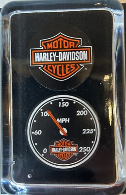 Brand New In Box Harley Davidson Glass Paperweight Collectible Motorcycle Merch
