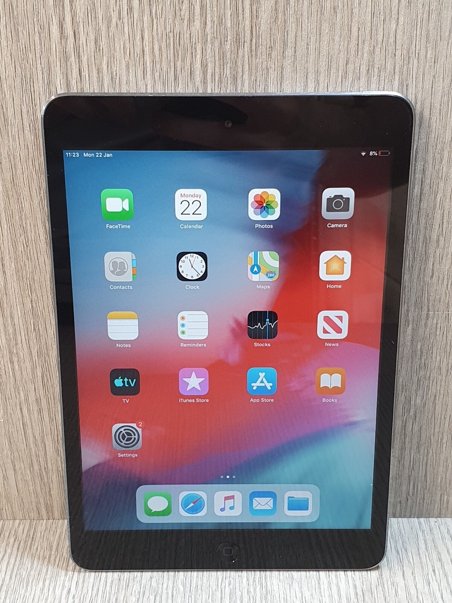 A1489 Apple iPad Mini 2 16GB 2nd Gen Wifi ONLY IOS Working Grade C 