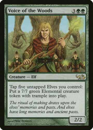 Voice of the Woods Duel Decks: Elves vs. Goblins NM/EX MTG CARD - Picture 1 of 1