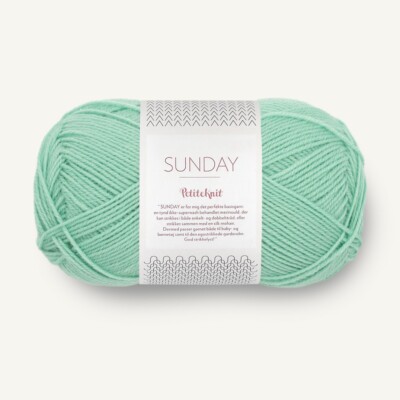 PetiteKnit SUNDAY von SANDNES GARN - MINT (7723) - 50 g / ca. 235 m Wolle