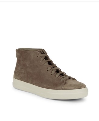 vince suede high top sneakers