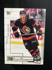 22-23 UD SP Game Used Hockey Retro Rookie RC-11 Jake Sanderson /999
