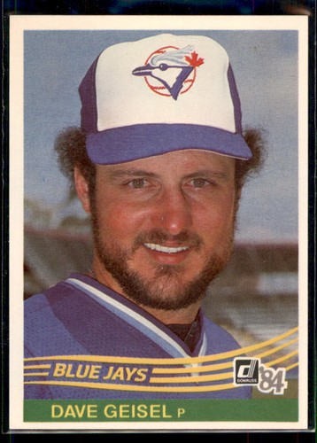 1984 Donruss Dave Geisel #645 Toronto Blue Jays eBay