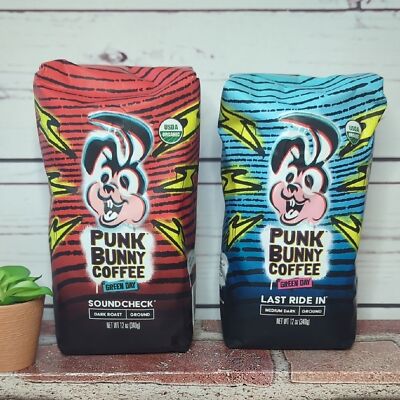 Green Day's Punk Bunny Coffee Organic Fair Trade Last Ride In & Soundcheck