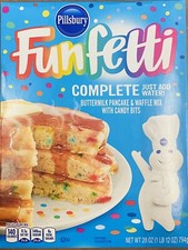 UPC 013300000045 product image for Pillsbury FUNFETTI Complete Buttermilk Pancake & Waffle Mix Candy Bits 28 oz Box | upcitemdb.com