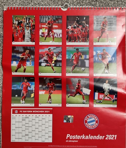 3 x FC Bayern München Posterkalender - 2021/23/24 - gebraucht - Bild 9 von 11