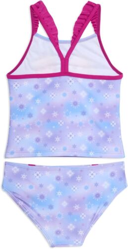 Traje de baño tankini de 2 piezas para niñas congeladas ☆ tallas 2T, 4-6x - Imagen 2 de 7