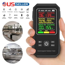 LCD Digital EMF Meter Electromagnetic Field Radiation Detector Geiger Counter