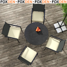 4-Piece Seat Cushions Pillow Replacement, Patio Chair Cushions Set with Ties