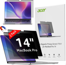acer 2 Pack Laptop Privacy Screen for MacBook Pro 14 Inch Macbook 14"