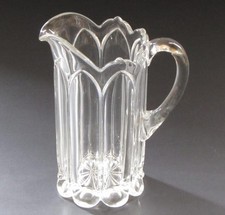 EAPG U.S. Glass 15082 Columbia aka Church Windows Water Pitcher 7"H