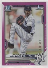 2021 Bowman Chrome Prospects Fuchsia Refractor 60/199 Alexander Vizcaino s3g
