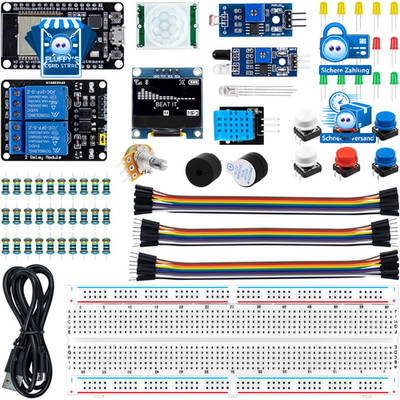Entwicklungsboard ESP32 WiFi IOT Starter Kit mit Tutorial für Arduino IDE