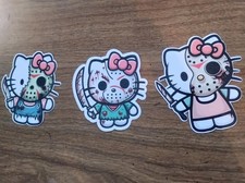 Zombie Hello Kitty Friends Vinyl Decal Stickers