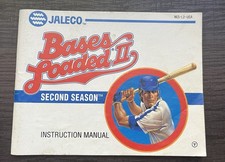 ORIGINAL Nintendo NES BASES LOADED II 2 Instruction Booklet Manual Book only