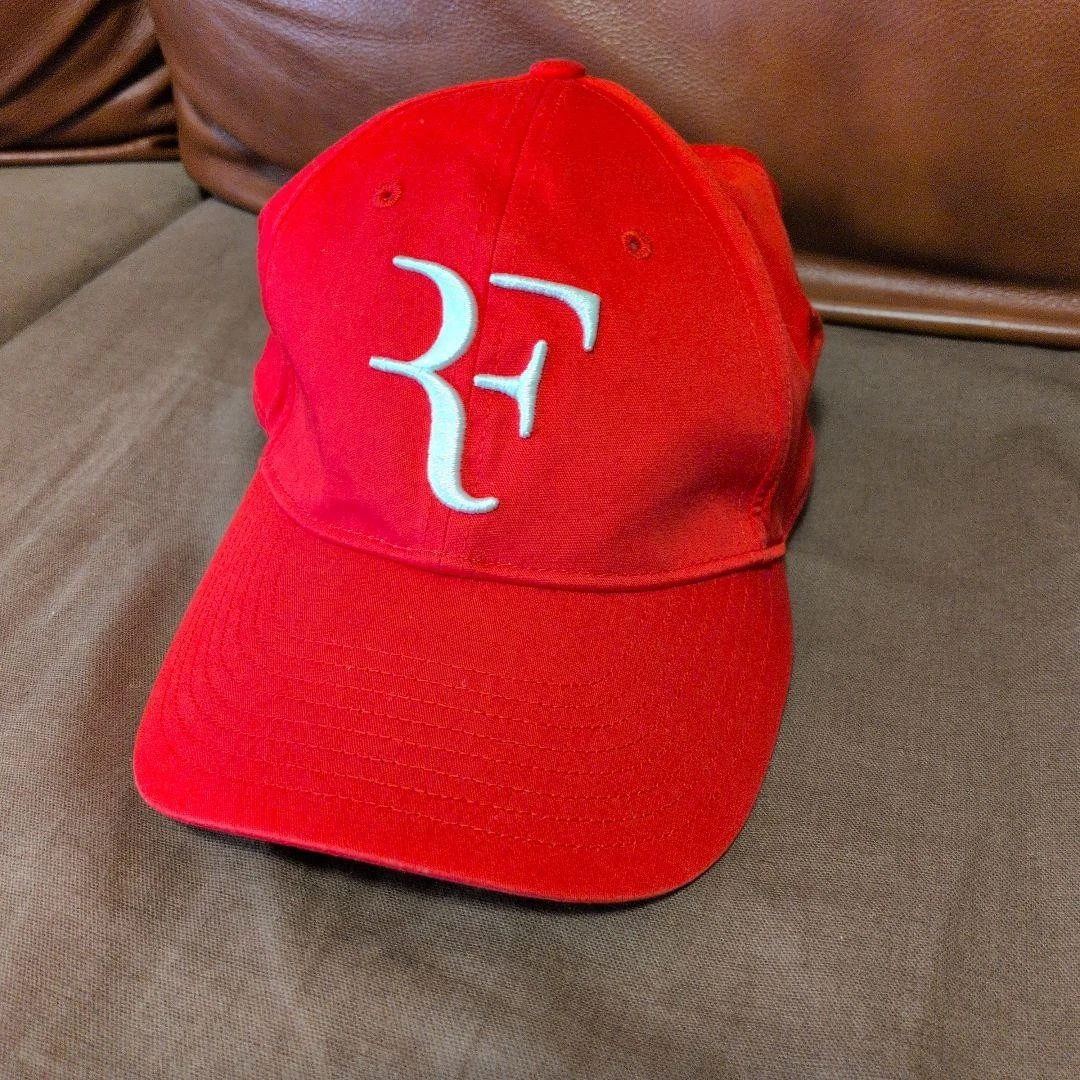 NIKE RF赤CAP ナイキ製 フェデラー【RF CAP】 RED/WHITE ROGER FEDERER