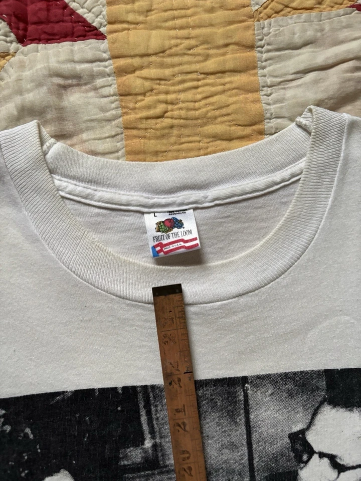 Vintage 90s Malcolm X Fidel Castro T Shirt Activism Black Power Size Large USA - Image 4 of 4