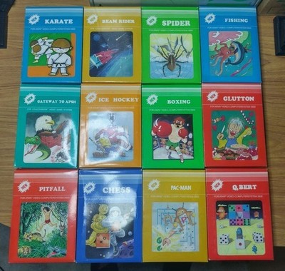 Lot Of 24 Very Rare Taiwan Coopers Variant Sets For Atari2600 & Coleco Vision N