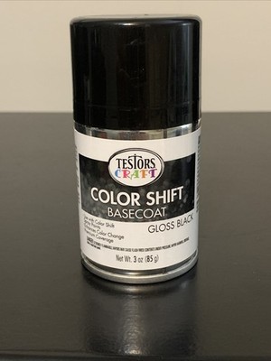 Testors Craft Rust-oleum 3oz. Spray Paint Color Shift Basecoat Gloss Black