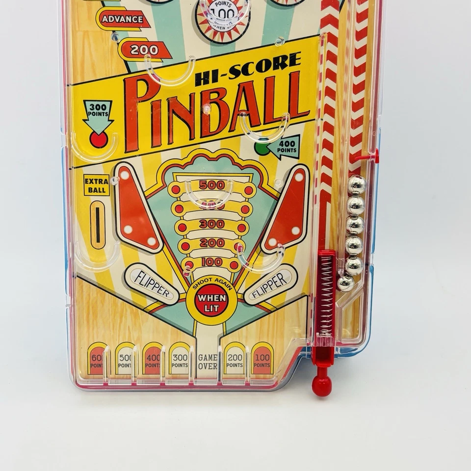 Juego de Pinball Clásico Portátil Schylling Hi-Score 2018 Divertido. Excelente estado. Foto 4 de 4