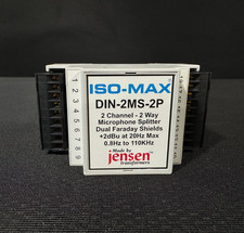 Jensen Transformers Iso-Max 2-Channel Mic Splitter, DIN-2MS-2P