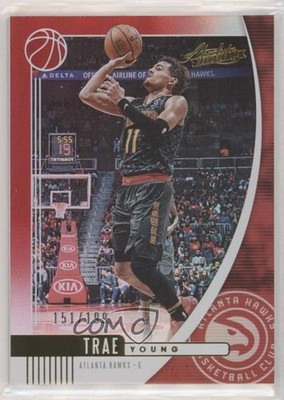 2019-20 Panini Absolute Memorabilia Red 151/199 Trae Young #23 0jl