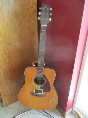 YAMAHA FG-160E ACOUSTIC RH ELECTRIC GUITAR UNIQUE HUMBUCKER P/U SOUND HOLE/ BODY