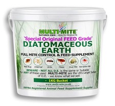 MULTI-MITE Diatomaceous Earth Feed Grade Poultry & Animal Pest Control DE