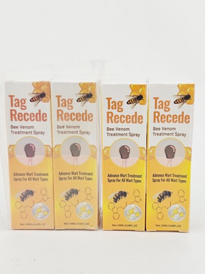 #ad #ad Tag Recede Bee Venom Wart Treatment Spray 0.68 oz Lot of 4 BB7 27 $17.36