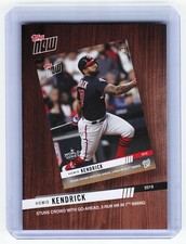 2020 Topps #BTN-2 Howie Kendrick Best of Topps Now Washington Nationals