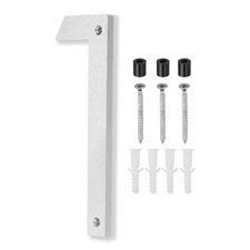 10 Inch House Number, House Address Numbers Sign Large Floating, Silver, 1