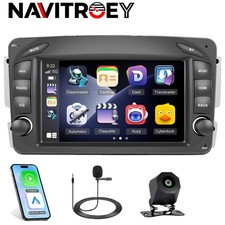 Für Mercedes Benz C-Klasse W203 W209 W208 Carplay Android 15 Autoradio NAVI +KAM Für Mercedes Benz C-Klasse W203 W209 W208 Carplay Android 15 Autoradio NAVI +KAM