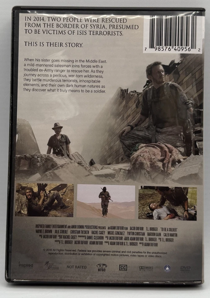 To Be A Soldier DVD Inspired By True Events Wayne E Brown Julie Streble 2017 - Image 2 of 3