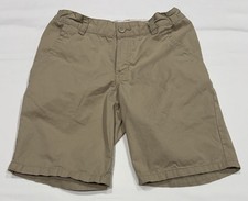 CAT  JACK Boy  s Flat Front Adjustable Waist 7.5  Inseam Shorts Khaki Size 10